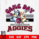 New Mexico State Aggies Bluey & Bingo 9 Svg Eps Dxf Png File, NCAA svg, Digital Download, Instant Download