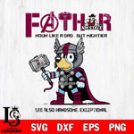 New Mexico State Aggies Bluey Fathor Father day Svg Eps Dxf Png File, Digital Download, Instant Download