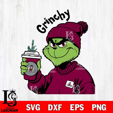New Mexico State Aggies Boujee Grinch 10 Svg Eps Dxf Png File, Digital Download, Instant Download
