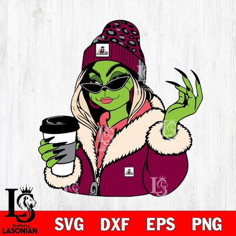 New Mexico State Aggies Boujee Grinch 9 Svg Eps Dxf Png File, Digital Download, Instant Download
