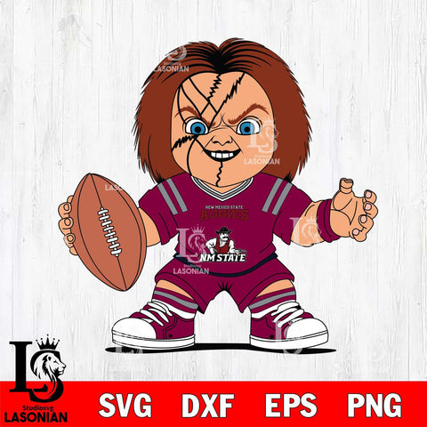 New Mexico State Aggies Chucky Horror 2 Svg Eps Dxf Png File, NCAA svg, Digital Download, Instant Download