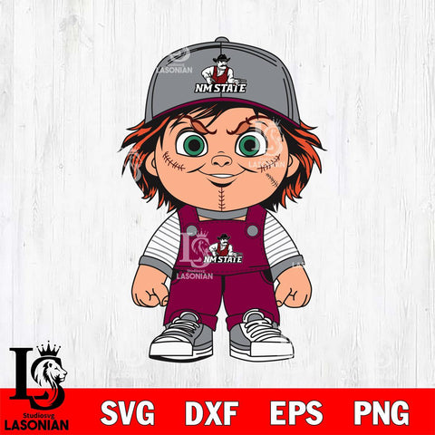 New Mexico State Aggies Chucky Horror Svg Eps Dxf Png File, NCAA svg, Digital Download, Instant Download