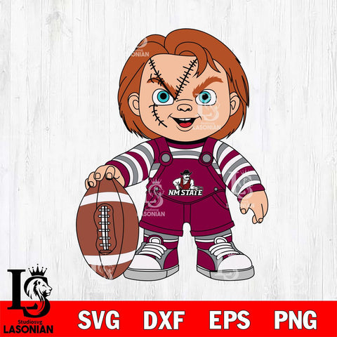 New Mexico State Aggies Chucky Horror 7 Svg Eps Dxf Png File, NCAA svg, Digital Download, Instant Download