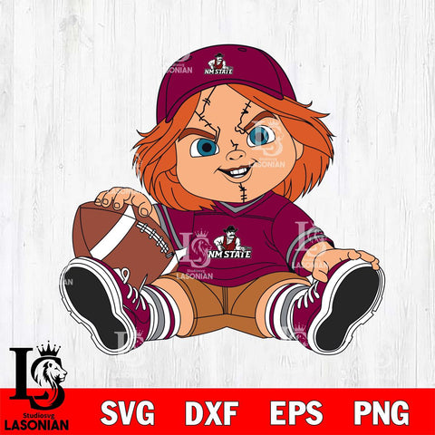 New Mexico State Aggies Chucky Horror 8 Svg Eps Dxf Png File, NCAA svg, Digital Download, Instant Download