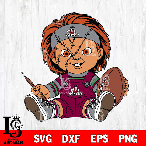 New Mexico State Aggies Chucky Horror 9 Svg Eps Dxf Png File, NCAA svg, Digital Download, Instant Download