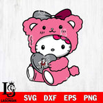 New Mexico State Aggies Cute Hello Kitty 3 Svg Eps Dxf Png File, Digital Download, Instant Download