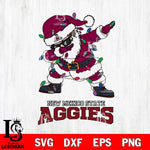 New Mexico State Aggies Dabbing Santa Claus Ugly Christmas Svg dxf eps png pdf file,NCAA svg,Digital Download,Cricut file