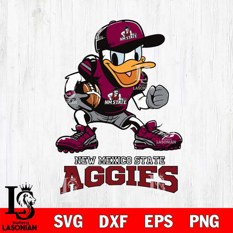 New Mexico State Aggies Donal Duck Disney, Svg Eps Dxf Png File, Digital Download