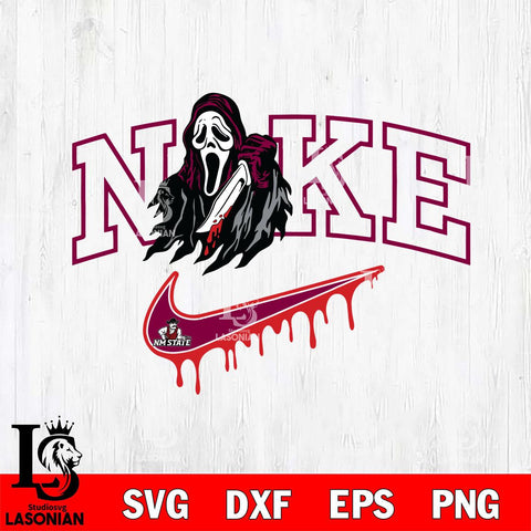 New Mexico State Aggies Ghostface Nike Svg Eps Dxf Png File, Digital Download, Instant Download
