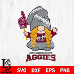 New Mexico State Aggies Gnomes Fan Svg Eps Dxf Png File, Digital Download, Instant Download