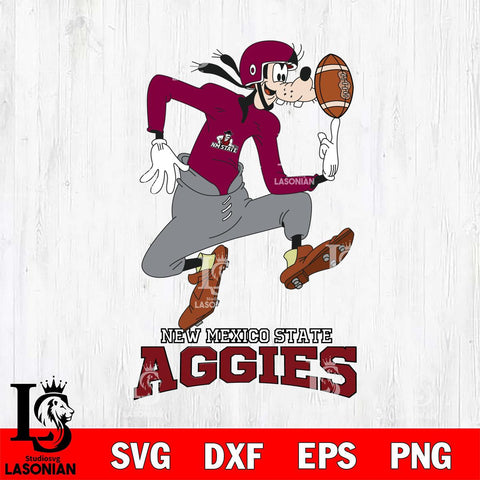 New Mexico State Aggies Goofy Circus Football SVG DXF EPS PNG FILE,NCAA svg ,Football Digital Download,Instant Download, Silhouette