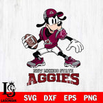 New Mexico State Aggies Goofy Disney, Svg Eps Dxf Png File, Digital Download