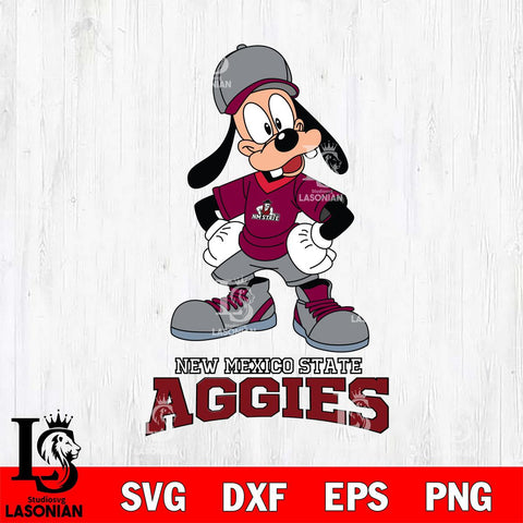 New Mexico State Aggies Goofy Sport SVG DXF EPS PNG FILE,NCAA svg ,Football Digital Download,Instant Download, Silhouette