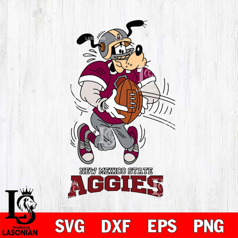 New Mexico State Aggies Goofy Sport Football SVG DXF EPS PNG FILE,NCAA svg ,Football Digital Download,Instant Download, Silhouette