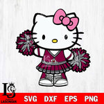 New Mexico State Aggies Hello Kitty Cheerleader 11 Svg Eps Dxf Png File, Digital Download, Instant Download