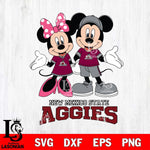 New Mexico State Aggies Mickey Minnie Mouse Sport Svg Eps Dxf Png File, NCAA svg , File Cut , Digital Download , Instant Download, Cut Svg Files