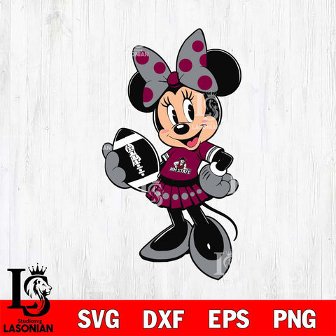 New Mexico State Aggies Minnie Mouse Svg Eps Dxf Png File, NCAA svg, Digital Download, Instant Download