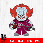 New Mexico State Aggies Pennywise Horror Sport Svg Eps Dxf Png File, Digital Download