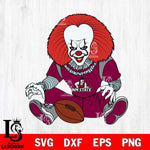 New Mexico State Aggies Pennywise Horror Sport 6 Svg Eps Dxf Png File, Digital Download