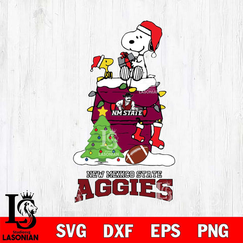 New Mexico State Aggies Snoopy Sport 11 Svg Eps Dxf Png File, Digital Download