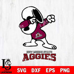 New Mexico State Aggies Snoopy Sport 3 Svg Eps Dxf Png File, Digital Download