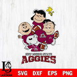 New Mexico State Aggies Snoopy Sport 4 Svg Eps Dxf Png File, Digital Download