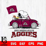 New Mexico State Aggies Snoopy Sport 5 Svg Eps Dxf Png File, Digital Download