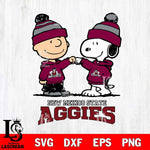 New Mexico State Aggies Snoopy Sport 9 Svg Eps Dxf Png File, Digital Download