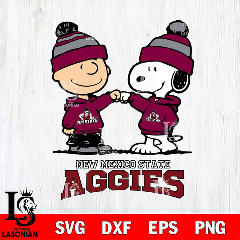 New Mexico State Aggies Snoopy Sport 9 Svg Eps Dxf Png File, Digital Download