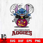 New Mexico State Aggies Stitch Horror Halloween Svg Eps Dxf Png File, Digital Download, Instant Download