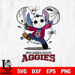 New Mexico State Aggies Stitch jason voorhees Halloween Svg Eps Dxf Png File, Digital Download, Instant Download