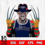 New Orleans Pelicans Freddy Krueger Horror basketball SVG DXF EPS PNG FILE, NBA File Cut,Halloween Digital Download,Instant Download, Silhouette