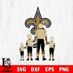 New Orleans Saints Best Dad Ever , father day , DAD NFL Svg Eps Dxf Png File, Digital Download, Instant Download