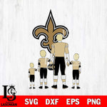New Orleans Saints Best Dad Ever , father day , DAD NFL 2 Svg Eps Dxf Png File, Digital Download, Instant Download