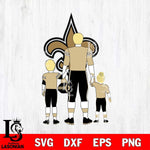 New Orleans Saints Best Dad Ever , father day , DAD NFL 3 Svg Eps Dxf Png File, Digital Download, Instant Download