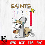 New Orleans Saints Charlie Brown and Snoopy Super Bowl Svg Eps Dxf Png File, NFL svg , Digital Download , Instant Download, Cricut File