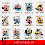 New Orleans Saints Disney Rad Dad NFL Bundle 12 SVG DXF EPS PNG FILE, Father day File Cut,Digital Download,Instant Download,Disney Svg Files