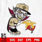New Orleans Saints Dracula Piss On Tampa Bay Buccaneers Svg Eps Dxf Png File, Digital Download, Instant Download