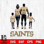 New Orleans Saints Family Love Rugby SVG DXF EPS PNG FILE,NFL SVG, Father day Digital Download,Instant Download, Silhouette