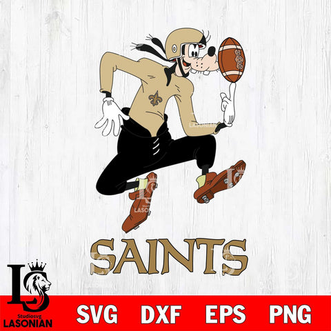 New Orleans Saints Goofy Circus Football SVG DXF EPS PNG FILE,NFL Cricut ,Football Digital Download,Instant Download, Silhouette