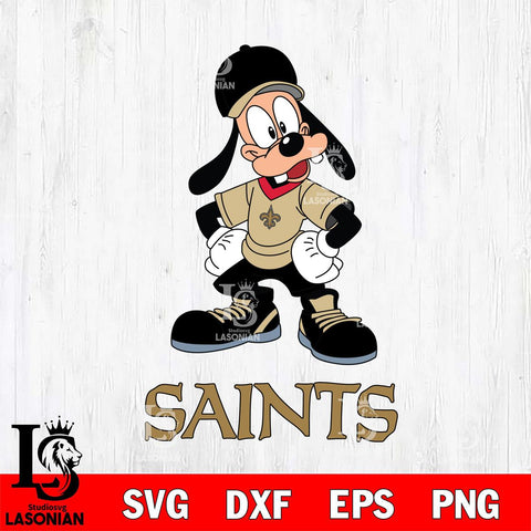 New Orleans Saints Goofy Sport SVG DXF EPS PNG FILE,NFL Cricut ,Football Digital Download,Instant Download, Silhouette