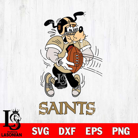 New Orleans Saints Goofy Sport Football SVG DXF EPS PNG FILE,NFL Cricut ,Football Digital Download,Instant Download, Silhouette