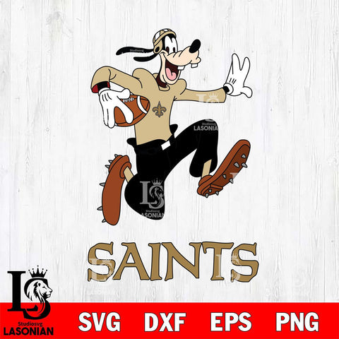 New Orleans Saints Goofy rugby Sport SVG DXF EPS PNG FILE,NFL Cricut ,Football Digital Download,Instant Download, Silhouette