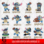 New Orleans Saints Lilo and stitch Sport NFL Bundle 12 SVG DXF EPS PNG FILE,Bundle Stitch File Cut,NFL Digital Download,Instant Download, Silhouette