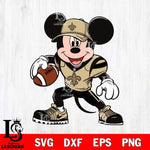 New Orleans Saints Mickey Mouse Svg Eps Dxf Png File, Digital Download, Instant Download