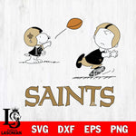 New Orleans Saints Peanuts play football SVG DXF EPS PNG FILE,Snoopy File Cut, Nfl Digital Download,Instant Download, Silhouette