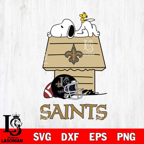 New Orleans Saints Snoopy Chill Football SVG DXF EPS PNG FILE,Snoopy File Cut, Nfl Digital Download,Instant Download, Silhouette
