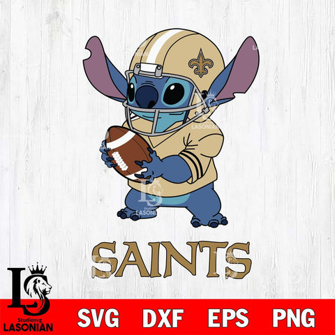 New Orleans Saints Stitch Football Helmet SVG DXF EPS PNG FILE, NFL File Cut, Digital Download,Instant Download, Silhouette, Cricut