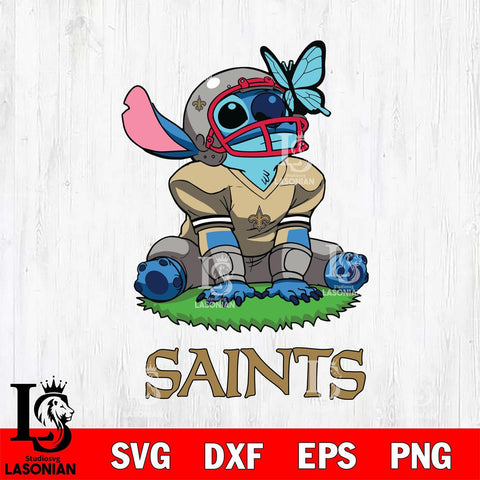 New Orleans Saints Stitch Rugby Ball Sport SVG DXF EPS PNG FILE, Stitch File Cut,NFL Digital Download,Instant Download, Silhouette