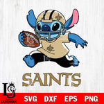 New Orleans Saints Stitch Run Football SVG DXF EPS PNG FILE, Stitch File Cut,NFL Digital Download,Instant Download, Silhouette